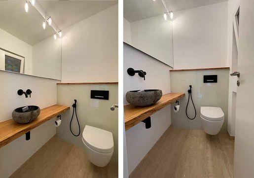 Gäste WC nachher