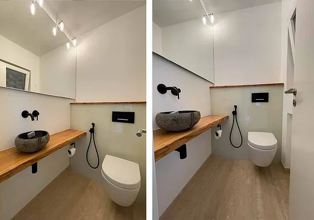 Gäste WC nachher